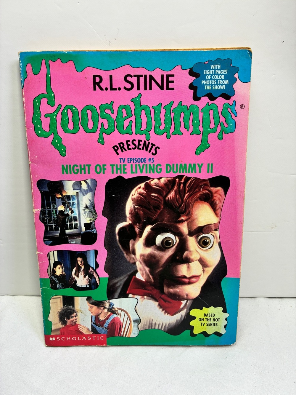 Night of the Living Dummy II-TV Episode #5. 1996 1st Print Goosebumps R.L.Stine